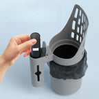 Large Cat Litter Scoop With Built In Waste Storage Box Durable Plastic Kitty Litter Shovel With Trash Bag Holder For Cat Litter