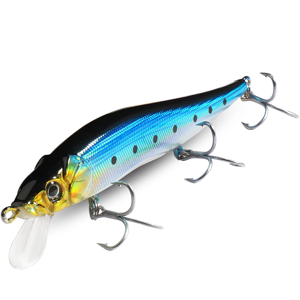 Sinking Minnow Lure 14.5g 11.5cm Gravity Transfer System Long Casting 3 Hooks Swimbait Gear Pesca Popper Tackle Fishing Bait