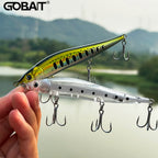 Sinking Minnow Lure 14.5g 11.5cm Gravity Transfer System Long Casting 3 Hooks Swimbait Gear Pesca Popper Tackle Fishing Bait