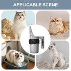 Large Cat Litter Scoop With Built In Waste Storage Box Durable Plastic Kitty Litter Shovel With Trash Bag Holder For Cat Litter