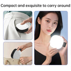 Magnetic Multi-functional Mobile phone Selfie mirror Mini Fill light dual-colour adjustable reversible fill light bracket