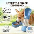 2-in-1 Portable Dog Water Bottle – Leak-Proof & Compact Travel Bottle for Small Dogs