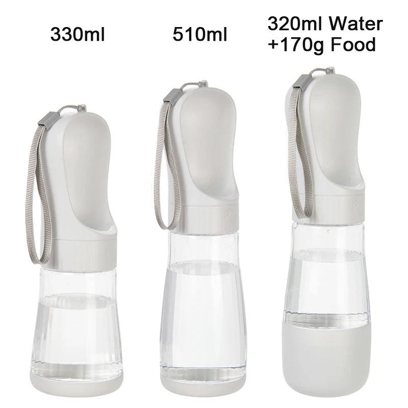 2-in-1 Portable Dog Water Bottle – Leak-Proof & Compact Travel Bottle for Small Dogs