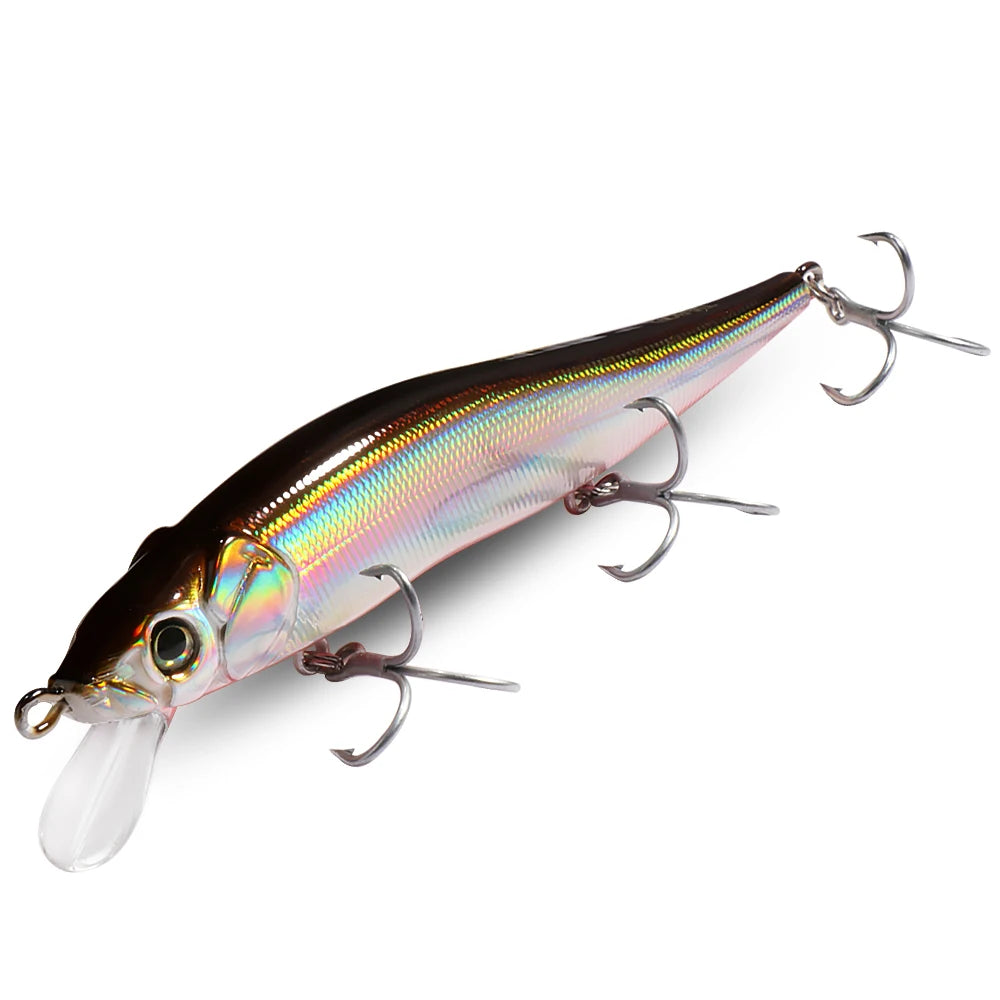 Sinking Minnow Lure 14.5g 11.5cm Gravity Transfer System Long Casting 3 Hooks Swimbait Gear Pesca Popper Tackle Fishing Bait