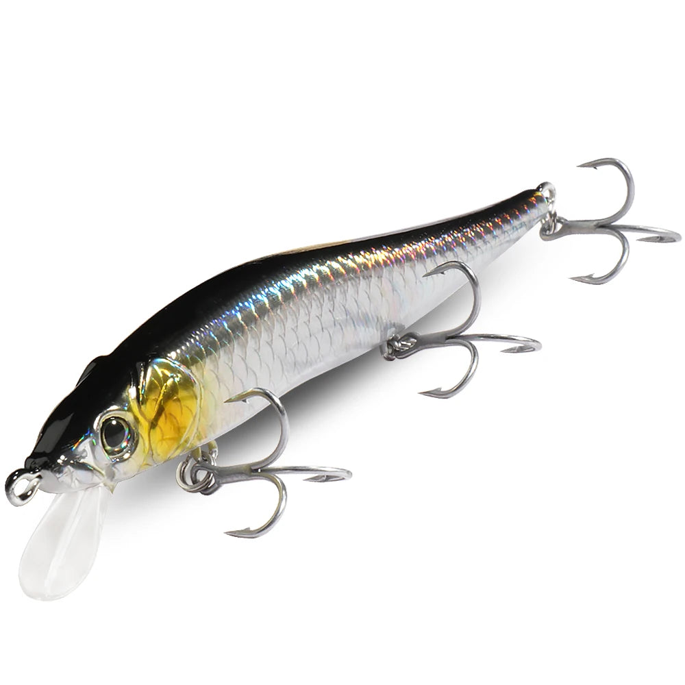 Sinking Minnow Lure 14.5g 11.5cm Gravity Transfer System Long Casting 3 Hooks Swimbait Gear Pesca Popper Tackle Fishing Bait