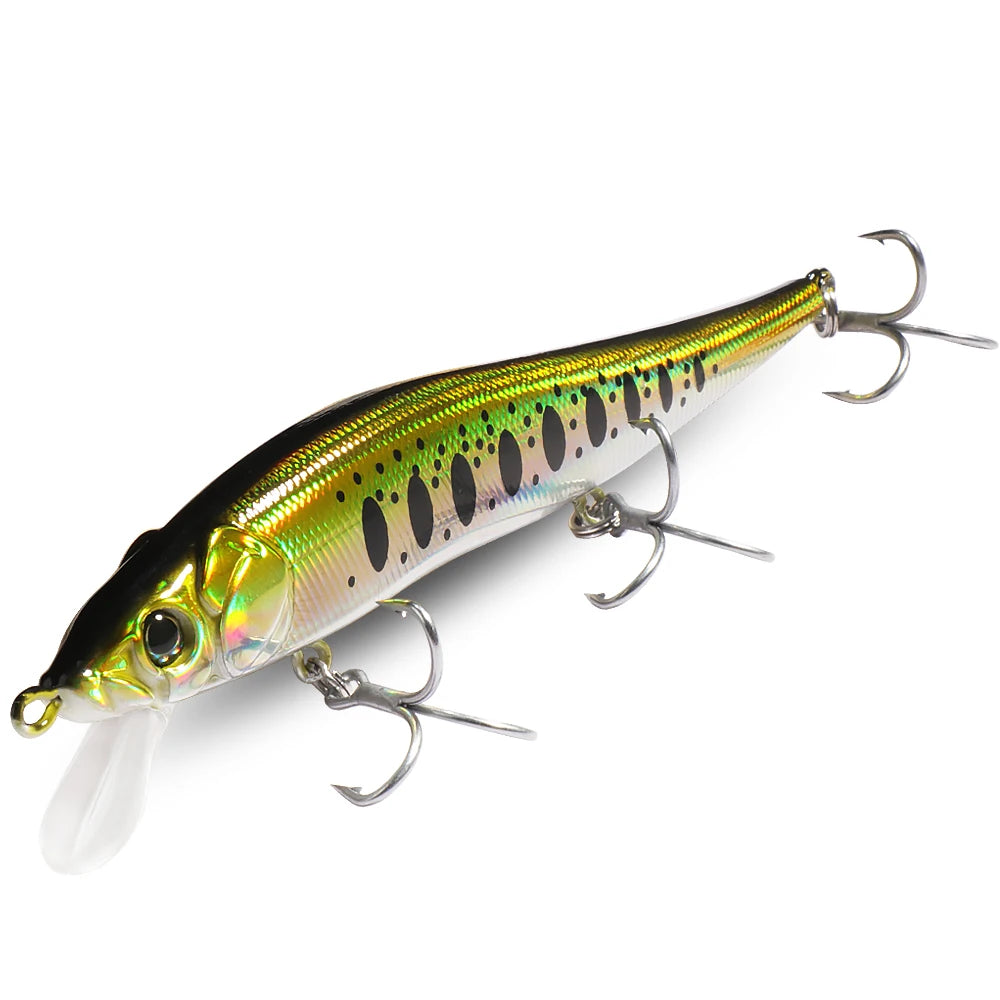 Sinking Minnow Lure 14.5g 11.5cm Gravity Transfer System Long Casting 3 Hooks Swimbait Gear Pesca Popper Tackle Fishing Bait