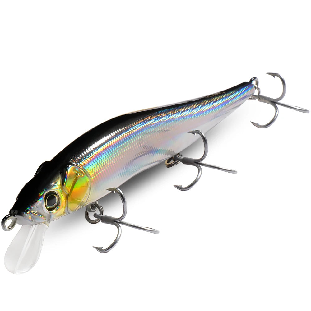 Sinking Minnow Lure 14.5g 11.5cm Gravity Transfer System Long Casting 3 Hooks Swimbait Gear Pesca Popper Tackle Fishing Bait